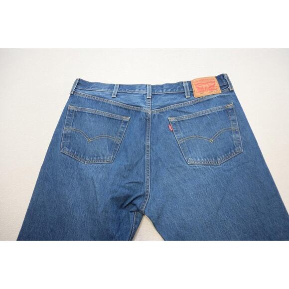 Levis 501 Double XX Straight Rugged Button Fly Jeans Mens Sz 40 x 28 (Tag 42x30) - Picture 5 of 7